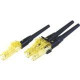 Panduit Duplex Network Connector - 1 Pack - 2 x LC Male - Black - TAA Compliance FLCDMC5BLY