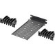 Panduit HD Flex Cable Manager - Cable Manager - Black - 1 Pack - TAA Compliance FLEX-CM12S