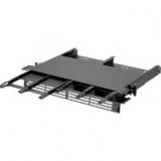 Panduit 1 RU HD Flex 12-Port Enclosure - For Patch Panel - 1U Rack Height - Rack-mountable FLEX1U12