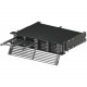 Panduit HD Flex Fiber Enclosure - For Patch Panel, Cassette, Adapter Panel - 2U Rack Height - Rack-mountable - Black - TAA Compliance FLEX2U04