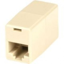 Black Box Inline Coupler, Female/Female, 8-Wire, Straight-Pinned - 1 x RJ-45 Female Network - 1 x RJ-45 Female Network FM018