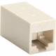 Black Box CAT5e Unshielded Cross-Pin Coupler - Beige - 1 x RJ-45 Female Network - 1 x RJ-45 Female Network - Beige - TAA Compliant FM567-R2