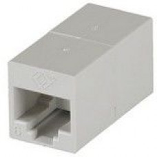 Black Box Cat.6 Straight Through Coupler - 10 Pack - 1 x RJ-45 Female Network - 1 x RJ-45 Female Network - White FM606-10PAK