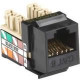 Black Box GigaTrue Plus CAT6 Jack, Black - 1 x RJ-45 Female - Black FM631C