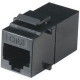 Black Box Cat.6 Keystone Straight Pinned Coupler - 1 x RJ-45 Female Network - 1 x RJ-45 Female Network - TAA Compliance FM693