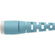 Panduit Fiber Optic Network Connector - 10 Pack - 1 x LC Male - Aqua - TAA Compliance FMCBT3AQ-X
