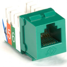 Black Box Telephone Jack - RJ11, USOC - 1 Pack - 1 x RJ-11 Female - Green - TAA Compliant FMT241