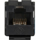 Black Box GigaTrue2 CAT6 Keystone Jack - Unshielded, 110 Punchdown Type, TAA, Black - 1 x RJ-45 Female, 1 x 110-punchdown - Black - TAA Compliant - TAA Compliance FMT631-R3