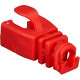 Black Box Snap-On Snagless Cable Boot - Red, 50-Pack - Red - 50 Pack - TAA Compliant FMT720-SO-50PAK