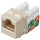 Black Box GigaBase2 CAT5e Jack, Universal Wiring, Red, 25-Pack - 25 Pack - 1 x RJ-45 Female - Gold, Nickel - Red FMT927-R2-25PAK