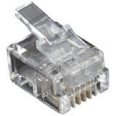 Black Box FMTP411-100PAK Network Connector - 100 Pack - 1 x RJ-11 Male FMTP411-100PAK