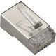 Black Box CAT6 Shielded Modular Plug, 250-Pack - 250 Pack - 1 x RJ-45 Male - TAA Compliance FMTP6S-250PAK