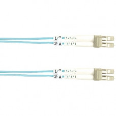 Black Box 10-GbE 50-Micron Multimode Value Line Patch Cable, LC-LC, 5-m (16.4-ft.) - 16.40 ft Fiber Optic Network Cable for Network Device - First End: 2 x LC Male Network - Second End: 2 x LC Male Network - Patch Cable - Aqua - RoHS Compliance FO10G-005M