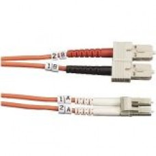Black Box 50-Micron Multimode Value Line Patch Cable, SC-LC, 5-m (16.4-ft.) - 16.40 ft Fiber Optic Network Cable for Network Device - First End: 2 x SC Male Network - Second End: 2 x LC Male Network - Patch Cable - 1 Pack FO50-005M-SCLC
