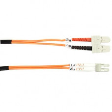 Black Box 62.5-Micron Multimode Value Line Patch Cable, SC-LC, 2-m (6.5-ft.) - 6.56 ft Fiber Optic Network Cable for Network Device - First End: 2 x SC Male Network - Second End: 2 x LC Male Network - Patch Cable - 62.5/125 &micro;m - 1 Pack - RoHS Co