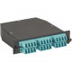 Black Box MTP OM3 Fiber Optic LGX Cassette - (2) MTP 12 to (24) LC Type A - 24 Port(s) - 24 x - Rack-mountable - TAA Compliant - TAA Compliance FOCA20M3-2MP12-24LC