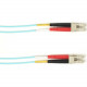 Black Box Fiber Optic Duplex Patch Network Cable - 3.28 ft Fiber Optic Network Cable for Network Device - First End: 2 x LC Male Network - Second End: 2 x LC Male Network - 1.25 GB/s - Patch Cable - 50/125 &micro;m - Aqua - TAA Compliant - TAA Complia