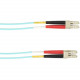 Black Box Duplex Fiber Optic Patch Network Cable - 6.56 ft Fiber Optic Network Cable for Network Device - First End: 2 x LC Male Network - Second End: 2 x LC Male Network - 1.25 GB/s - Patch Cable - 50/125 &micro;m - Aqua - TAA Compliant - TAA Complia