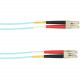 Black Box Fiber Optic Network Cable - 49.21 ft Fiber Optic Network Cable for Network Device - First End: 1 x LC Male Network - Second End: 1 x LC Male Network - Patch Cable - 50/125 &micro;m - Aqua - TAA Compliance FOCMP10-015M-LCLC-AQ
