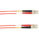Black Box Fiber Optic Patch Network Cable - 82.02 ft Fiber Optic Network Cable for Network Device, Desktop Computer - First End: 2 x LC Male Network - Second End: 2 x LC Male Network - 1.25 GB/s - Patch Cable - 50/125 &micro;m - Red - TAA Compliant FO