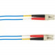 Black Box Fiber Optic Duplex Patch Network Cable - 3.28 ft Fiber Optic Network Cable for Network Device - First End: 2 x LC Male Network - Second End: 2 x LC Male Network - 128 MB/s - Patch Cable - 50/125 &micro;m - Blue - TAA Compliant FOCMP50-001M-L