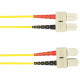 Black Box 2-m, SC-SC, 50-Micron, Multimode, Plenum, Yellow Fiber Optic Cable - 6.56 ft Fiber Optic Network Cable for Network Device - First End: 1 x SC Male Network - Second End: 1 x SC Male Network - 1 Gbit/s - 50/125 &micro;m - Yellow FOCMP50-002M-S