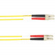 Black Box Fiber Optic Network Cable - 22.97 ft Fiber Optic Network Cable for Network Device - First End: 1 x LC Male Network - Second End: 1 x LC Male Network - Patch Cable - 50/125 &micro;m - Yellow FOCMR10-007M-LCLC-YL