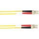 Black Box 2-m, LC-LC, 62.5-Micron, Multimode, Plenum, Yellow Fiber Optic Cable - 6.56 ft Fiber Optic Network Cable for Network Device - First End: 2 x LC Male Network - Second End: 2 x LC Male Network - Patch Cable - Yellow FOCMP62-002M-LCLC-YL