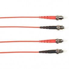 Black Box Colored Fiber OM1 62.5-Micron Multimode Fiber Optic Patch Cable - Duplex, Plenum - 22.97 ft Fiber Optic Network Cable for Network Device - First End: 2 x ST Male Network - Second End: 2 x ST Male Network - 1 Gbit/s - Patch Cable - 62.5/125 &