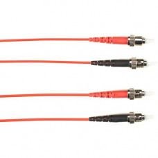 Black Box Colored Fiber OM1 62.5-Micron Multimode Fiber Optic Patch Cable - Duplex, Plenum - 22.97 ft Fiber Optic Network Cable for Network Device - First End: 2 x ST Male Network - Second End: 2 x ST Male Network - 1 Gbit/s - Patch Cable - 62.5/125 &