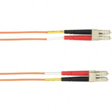 Black Box 8-m, LC-LC, 62.5-Micron, Multimode, Plenum, Orange Fiber Optic Cable - 26.25 ft Fiber Optic Network Cable for Network Device - First End: 1 x LC Male Network - Second End: 1 x LC Male Network - 128 MB/s - 62.5/125 &micro;m - Orange FOCMP62-0