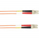 Black Box 3-m, LC-LC, 62.5-Micron, Multimode, Plenum, Orange Fiber Optic Cable - 9.84 ft Fiber Optic Network Cable for Network Device - First End: 1 x LC Male Network - Second End: 1 x LC Male Network - 128 MB/s - 62.5/125 &micro;m - Orange FOCMP62-00