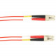 Black Box Duplex Fiber Optic Patch Network Cable - 32.81 ft Fiber Optic Network Cable for Network Device - First End: 2 x LC Male Network - Second End: 2 x LC Male Network - 1 Gbit/s - Patch Cable - 62.5/125 &micro;m - Red - TAA Compliant - TAA Compli