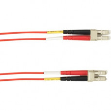 Black Box 30-m, LC-LC, 62.5-Micron, Multimode, Plenum, Red Fiber Optic Cable - 98.43 ft Fiber Optic Network Cable for Network Device - First End: 1 x LC Male Network - Second End: 1 x LC Male Network - Patch Cable - 62.5/125 &micro;m - Red - TAA Compl