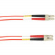 Black Box Fiber Optic Duplex Patch Network Cable - 328.08 ft Fiber Optic Network Cable for Network Device - First End: 2 x LC Male Network - Second End: 2 x LC Male Network - Patch Cable - 62.5 &micro;m - Red FOCMP62-LCLC-RD-100M