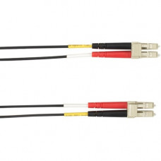 Black Box Colored Fiber OM4 50-Micron Multimode Fiber Optic Patch Cable - Duplex, Plenum - 49.21 ft Fiber Optic Network Cable for Network Device - First End: 2 x LC Male Network - Second End: 2 x LC Male Network - 10 Gbit/s - Patch Cable - 50/125 &mic