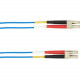 Black Box Fiber Optic Duplex Patch Network Cable - 49.21 ft Fiber Optic Network Cable for Network Device - First End: 2 x LC Male Network - Second End: 2 x LC Male Network - 1.25 GB/s - Patch Cable - 50/125 &micro;m - Blue - TAA Compliant FOCMPM4-015M