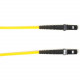 Black Box Fiber Optic Patch Network Cable - 9.80 ft Fiber Optic Network Cable for Network Device - First End: 1 x MT-RJ Male Network - Second End: 1 x MT-RJ Male Network - 1 Gbit/s - Patch Cable - OFNP, OFNR - 62.5/125 &micro;m - Yellow - TAA Complian