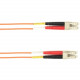 Black Box Fiber Optic Duplex Patch Network Cable - 26.30 ft Fiber Optic Network Cable for Network Device - First End: 2 x LC Male Network - Second End: 2 x LC Male Network - 10 Gbit/s - Patch Cable - OFNP - 50/125 &micro;m - Orange - TAA Compliant FOC