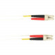 Black Box Duplex Fiber Optic Patch Network Cable - 6.56 ft Fiber Optic Network Cable for Network Device - First End: 2 x LC Male Network - Second End: 2 x LC Male Network - 128 MB/s - Patch Cable - 9/125 &micro;m - White - TAA Compliant FOCMPSM-002M-L