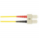Black Box 3-m, SC-SC, Single-Mode, Plenum, Yellow Fiber Optic Cable - 9.84 ft Fiber Optic Network Cable for Network Device - First End: 2 x SC Male Network - Second End: 2 x SC Male Network - Patch Cable - Yellow - TAA Compliance FOCMPSM-003M-SCSC-YL