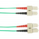 Black Box Colored Fiber OS2 9/125 Singlemode Fiber Optic Patch Cable - OFNP Plenum - 16.40 ft Fiber Optic Network Cable for Network Device - First End: 2 x SC Male Network - Second End: 2 x SC Male Network - 10 Gbit/s - Patch Cable - Plenum, CMP, OFNP - 9