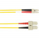 Black Box Duplex Fiber Optic Patch Network Cable - 82.02 ft Fiber Optic Network Cable for Network Device - First End: 2 x SC Male Network - Second End: 2 x SC Male Network - 1 Gbit/s - Patch Cable - 9/125 &micro;m - Yellow - TAA Compliant FOCMPSM-025M
