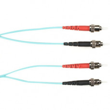 Black Box Colored Fiber OS2 9/125 Singlemode Fiber Optic Patch Cable - OFNP Plenum - 32.81 ft Fiber Optic Network Cable for Network Device - First End: 2 x LC Male Network - Second End: 2 x LC Male Network - 10 Gbit/s - Patch Cable - OFNP, Plenum - 9/125 