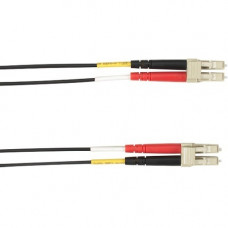 Black Box Colored Fiber OS2 9/125 Singlemode Fiber Optic Patch Cable - OFNP Plenum - 98.43 ft Fiber Optic Network Cable for Network Device - First End: 2 x LC Male Network - Second End: 2 x LC Male Network - 10 Gbit/s - Patch Cable - OFNP, Plenum - 9/125 