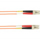 Black Box Duplex Fiber Optic Patch Network Cable - 3.28 ft Fiber Optic Network Cable for Network Device - First End: 2 x LC Male Network - Second End: 2 x LC Male Network - 10 Gbit/s - Patch Cable - 50/125 &micro;m - Orange - TAA Compliant - TAA Compl