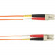 Black Box Duplex Fiber Optic Patch Network Cable - 98.43 ft Fiber Optic Network Cable for Network Device - First End: 2 x LC Male Network - Second End: 2 x LC Male Network - 10 Gbit/s - Patch Cable - 50/125 &micro;m - Orange - TAA Compliant FOCMR10-03