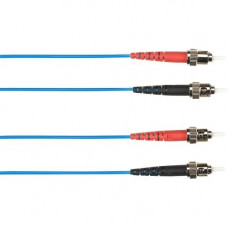 Black Box 3-m, ST-ST, 62.5-Micron, Multimode, Plenum, Blue Fiber Optic Cable - 9.84 ft Fiber Optic Network Cable for Network Device - First End: 1 x ST Male Network - Second End: 1 x ST Male Network - 128 MB/s - 62.5/125 &micro;m - Blue FOCMP62-003M-S