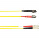 Black Box 3-m, ST-LC, 62.5-Micron, Multimode, Plenum, Yellow Fiber Optic Cable - 9.84 ft Fiber Optic Network Cable for Network Device - First End: 1 x ST Male Network - Second End: 1 x LC Male Network - 128 MB/s - 62.5/125 &micro;m - Yellow FOCMP62-00