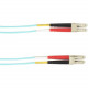 Black Box 2-m, LC-LC, 50-Micron, Multimode, PVC, Aqua Fiber Optic Cable - 6.56 ft Fiber Optic Network Cable for Network Device - First End: 2 x LC Male Network - Second End: 2 x LC Male Network - 128 MB/s - 50/125 &micro;m - Aqua FOCMR50-002M-LCLC-AQ